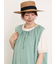 【汗染み防止】袖口レースパフスリーブTシャツ