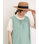 【汗染み防止】袖口レースパフスリーブTシャツ
