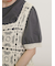 【汗染み防止】袖口レースパフスリーブTシャツ