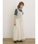 【汗染み防止】袖口レースパフスリーブTシャツ