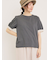 【汗染み防止】袖口レースパフスリーブTシャツ