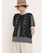 【汗染み防止】袖口レースパフスリーブTシャツ