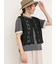 【汗染み防止】袖口レースパフスリーブTシャツ