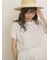 【オーガニックコットン】ドット柄Tシャツ