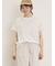 【オーガニックコットン】ドット柄Tシャツ