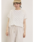【オーガニックコットン】ドット柄Tシャツ