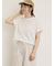 【オーガニックコットン】ドット柄Tシャツ