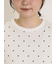【オーガニックコットン】ドット柄Tシャツ