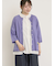 [接触冷感]花刺繍七分袖クルーネックカーディガン
