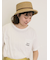 【オーガニックコットン】ロゴ刺繍Tシャツ