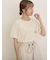 【オーガニックコットン】ロゴ刺繍Tシャツ
