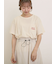 【オーガニックコットン】ロゴ刺繍Tシャツ