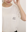 【オーガニックコットン】ロゴ刺繍Tシャツ