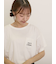 【オーガニックコットン】ロゴ刺繍Tシャツ