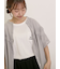 【オーガニックコットン】ロゴ刺繍Tシャツ