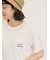 【オーガニックコットン】ロゴ刺繍Tシャツ