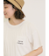 【オーガニックコットン】ロゴ刺繍Tシャツ