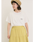 【オーガニックコットン】ロゴ刺繍Tシャツ