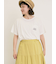 【オーガニックコットン】ロゴ刺繍Tシャツ
