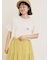 【オーガニックコットン】ロゴ刺繍Tシャツ