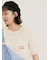【オーガニックコットン】ロゴ刺繍Tシャツ
