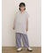 【クールコットン】柄アソートフレンチスリーブチュニック