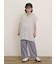 【クールコットン】柄アソートフレンチスリーブチュニック