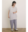 【クールコットン】柄アソートフレンチスリーブチュニック