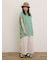 【クールコットン】柄アソートフレンチスリーブチュニック