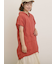 【クールコットン】柄アソートフレンチスリーブチュニック