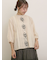 フラワー柄刺繍レースブラウス