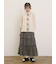 フラワー柄刺繍レースブラウス