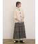 フラワー柄刺繍レースブラウス