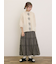 フラワー柄刺繍レースブラウス