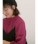フラワー柄刺繍レースブラウス