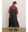 フラワー柄刺繍レースブラウス
