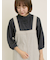 フラワー柄刺繍レースブラウス