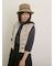 フラワー柄刺繍レースブラウス