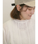 フラワー柄刺繍レースブラウス