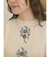 フラワー柄刺繍レースブラウス