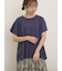 [接触冷感]バックスカラップレースカットソー