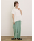 [接触冷感]バックスカラップレースカットソー