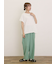[接触冷感]バックスカラップレースカットソー