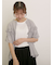 フリル切替ブラウス