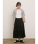 フリル切替ブラウス