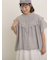 フリル切替ブラウス