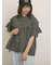 フリル切替ブラウス
