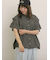 フリル切替ブラウス
