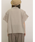 フリル切替ブラウス
