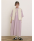 レース付きリボン開きベスト